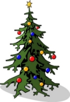 Vánoční strom - malovaný