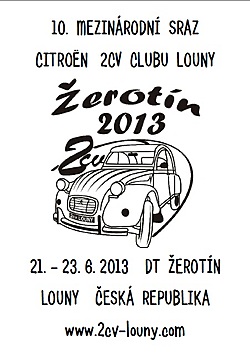 Plakát - sraz Citroenů 2013