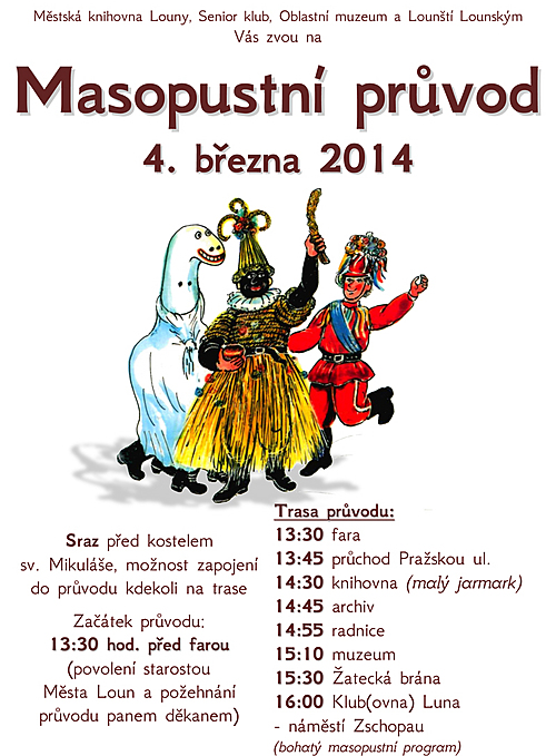 Masopustní průvod 2014