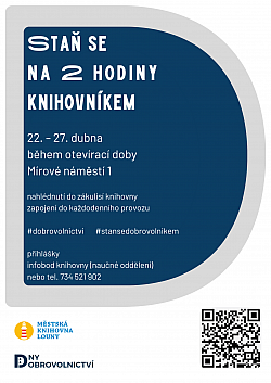 STAŇ SE NA 2 HODINY KNIHOVNÍKEM