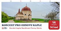 KONCERT PRO OBNOVU KAPLE NAVŠTÍVENÍ PANY MARIE