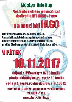 ZÁJEZD NA MUZIKÁL IAGO